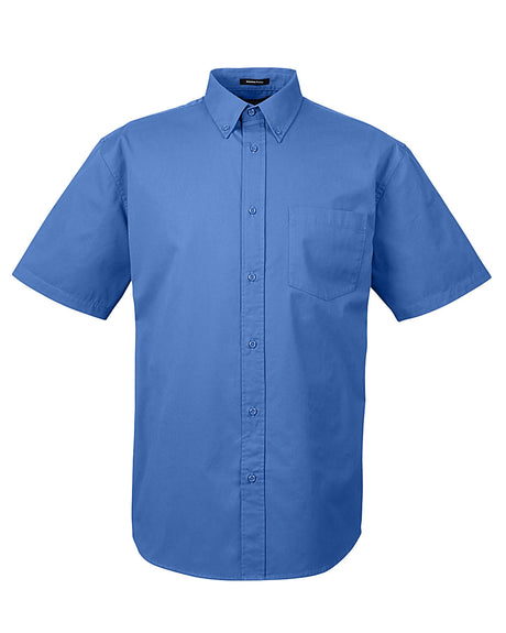 UltraClub Adult Short-Sleeve Whisper Twill UltraClub