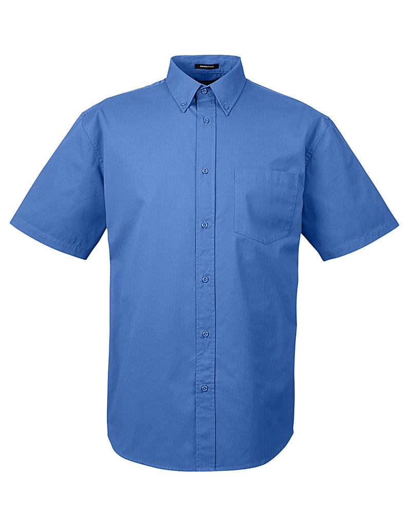 UltraClub Adult Short-Sleeve Whisper Twill