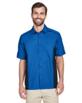 North End Men's Fuse Colorblock Twill Shirt North End