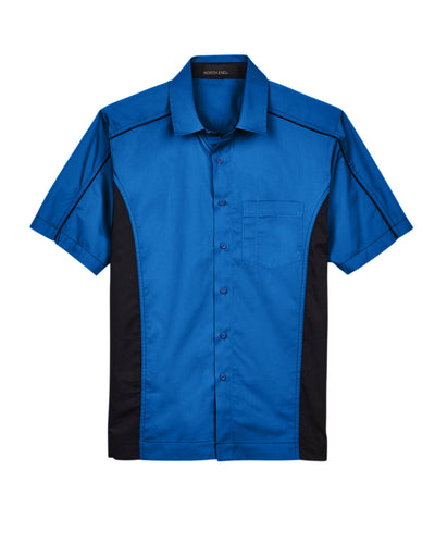 North End Men's Fuse Colorblock Twill Shirt