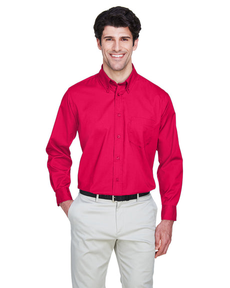 UltraClub Men's Whisper Twill UltraClub