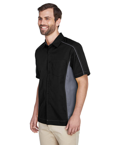 North End Men's Fuse Colorblock Twill Shirt