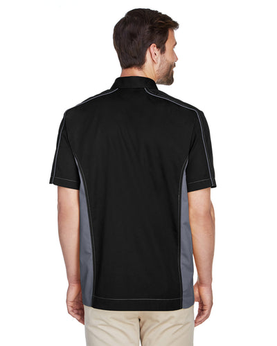 North End Men's Fuse Colorblock Twill Shirt