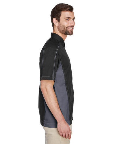 North End Men's Fuse Colorblock Twill Shirt