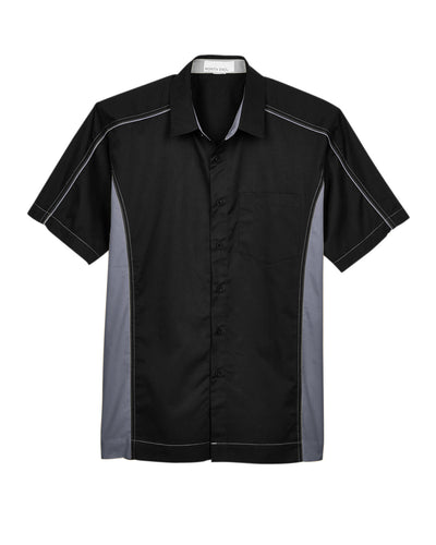 North End Men's Fuse Colorblock Twill Shirt