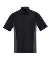 North End Men's Fuse Colorblock Twill Shirt North End