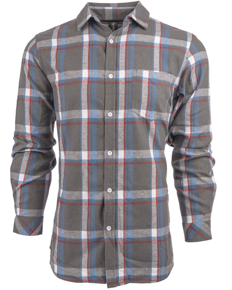 Burnside Ladies' Yarn-Dyed Long Sleeve Plaid Flannel Shirt Burnside