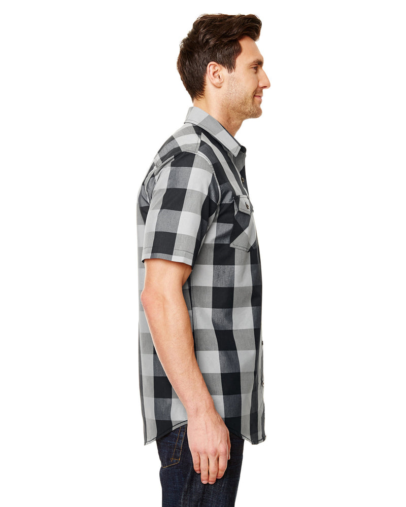 Burnside Mens Buffalo Plaid Woven Shirt