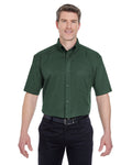 UltraClub Adult Short-Sleeve Whisper Twill UltraClub