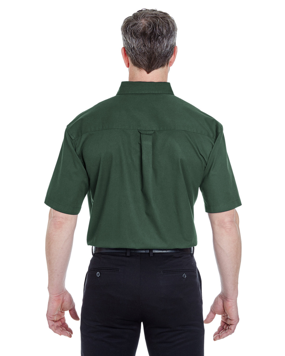 UltraClub Adult Short-Sleeve Whisper Twill UltraClub