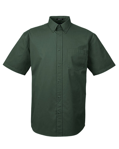 UltraClub Adult Short-Sleeve Whisper Twill UltraClub