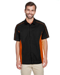 North End Men's Fuse Colorblock Twill Shirt North End