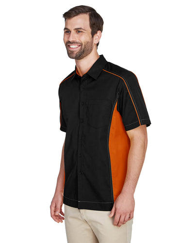 North End Men's Fuse Colorblock Twill Shirt