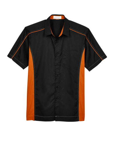 North End Men's Fuse Colorblock Twill Shirt