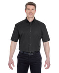 UltraClub Adult Short-Sleeve Whisper Twill UltraClub