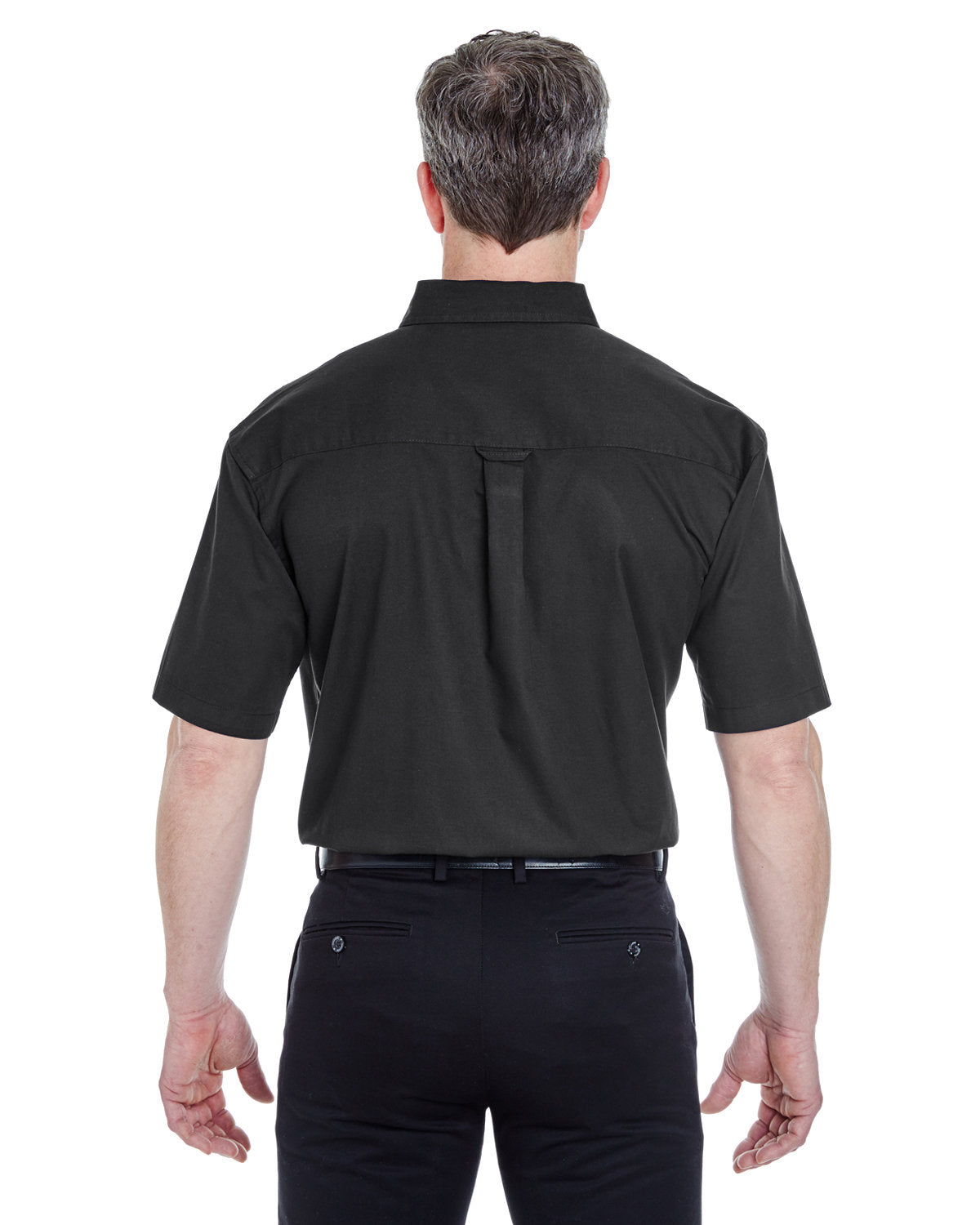 UltraClub Adult Short-Sleeve Whisper Twill UltraClub