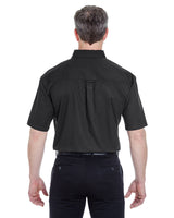 UltraClub Adult Short-Sleeve Whisper Twill UltraClub