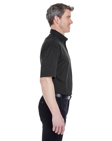 UltraClub Adult Short-Sleeve Whisper Twill UltraClub