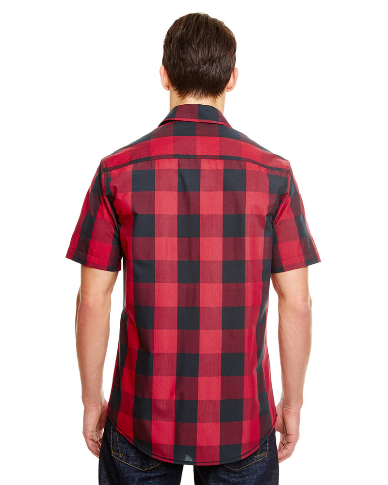 Burnside Mens Buffalo Plaid Woven Shirt