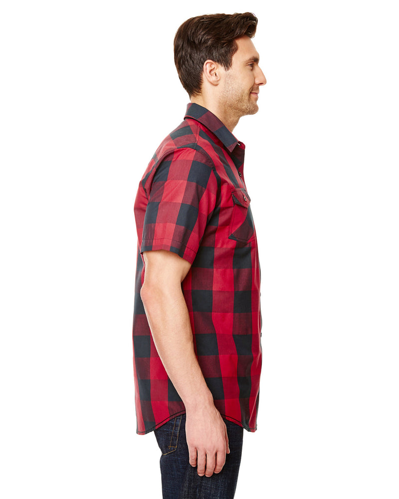 Burnside Mens Buffalo Plaid Woven Shirt