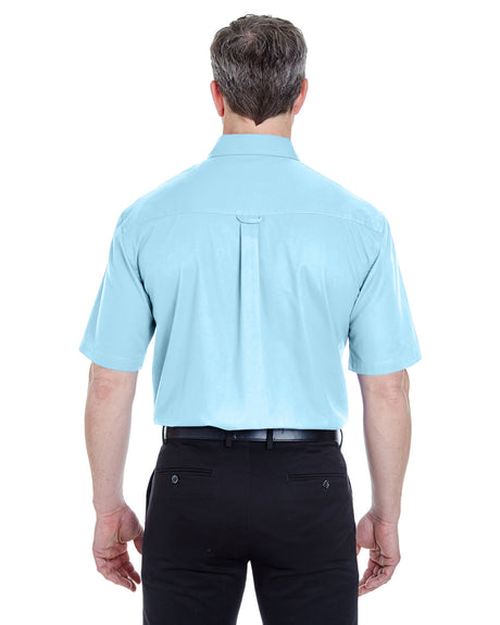 UltraClub Adult Short-Sleeve Whisper Twill UltraClub