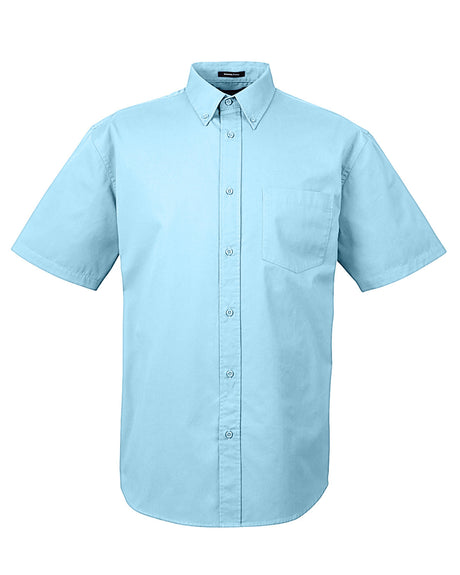 UltraClub Adult Short-Sleeve Whisper Twill UltraClub