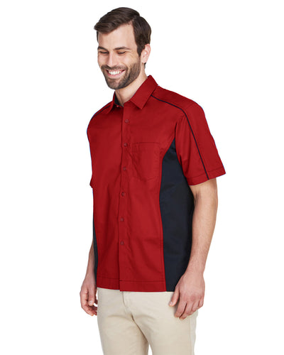 North End Men's Fuse Colorblock Twill Shirt