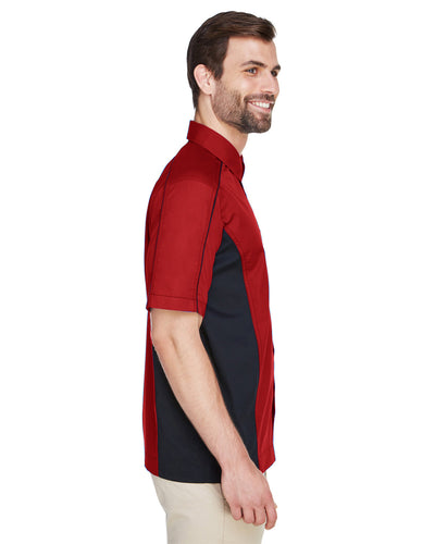 North End Men's Fuse Colorblock Twill Shirt