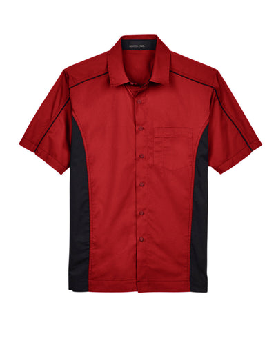 North End Men's Fuse Colorblock Twill Shirt