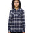 Burnside Women's Yarn-Dyed Long Sleeve Flannel Shirt Burnside