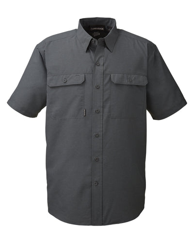 Dri Duck Men's Crossroad Dobby Short-Sleeve Woven Shirt