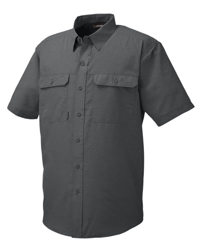 Dri Duck Men's Crossroad Dobby Short-Sleeve Woven Shirt