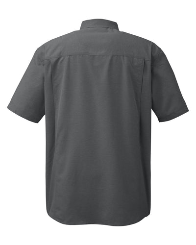 Dri Duck Men's Crossroad Dobby Short-Sleeve Woven Shirt