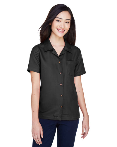 UltraClub Ladies' Cabana Breeze Camp Shirt