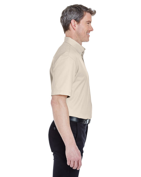 UltraClub Adult Short-Sleeve Whisper Twill UltraClub