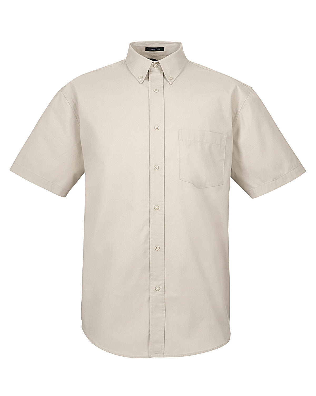 UltraClub Adult Short-Sleeve Whisper Twill UltraClub