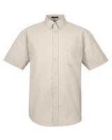 UltraClub Adult Short-Sleeve Whisper Twill UltraClub