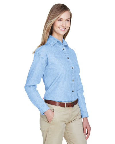 UltraClub Ladies' Cypress Denim