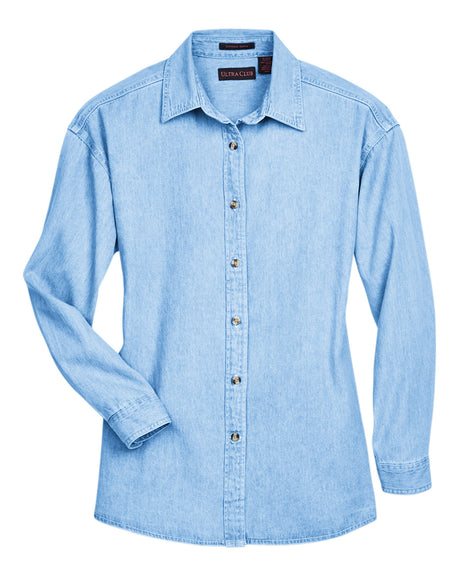 UltraClub Ladies' Cypress Denim UltraClub