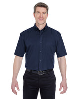 UltraClub Adult Short-Sleeve Whisper Twill UltraClub