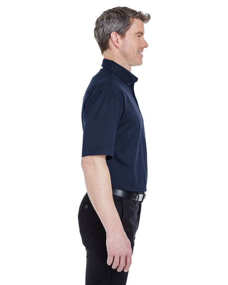 UltraClub Adult Short-Sleeve Whisper Twill UltraClub