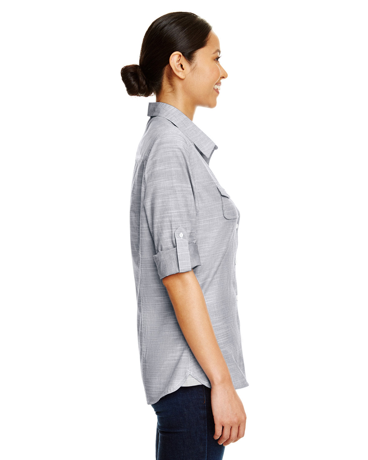Burnside Ladies Texture Woven Shirt Burnside