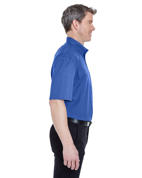 UltraClub Adult Short-Sleeve Whisper Twill UltraClub