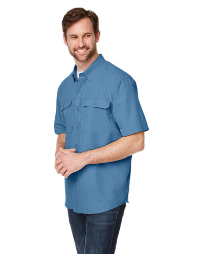 Dri Duck Men's Crossroad Dobby Short-Sleeve Woven Shirt