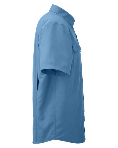 Dri Duck Men's Crossroad Dobby Short-Sleeve Woven Shirt