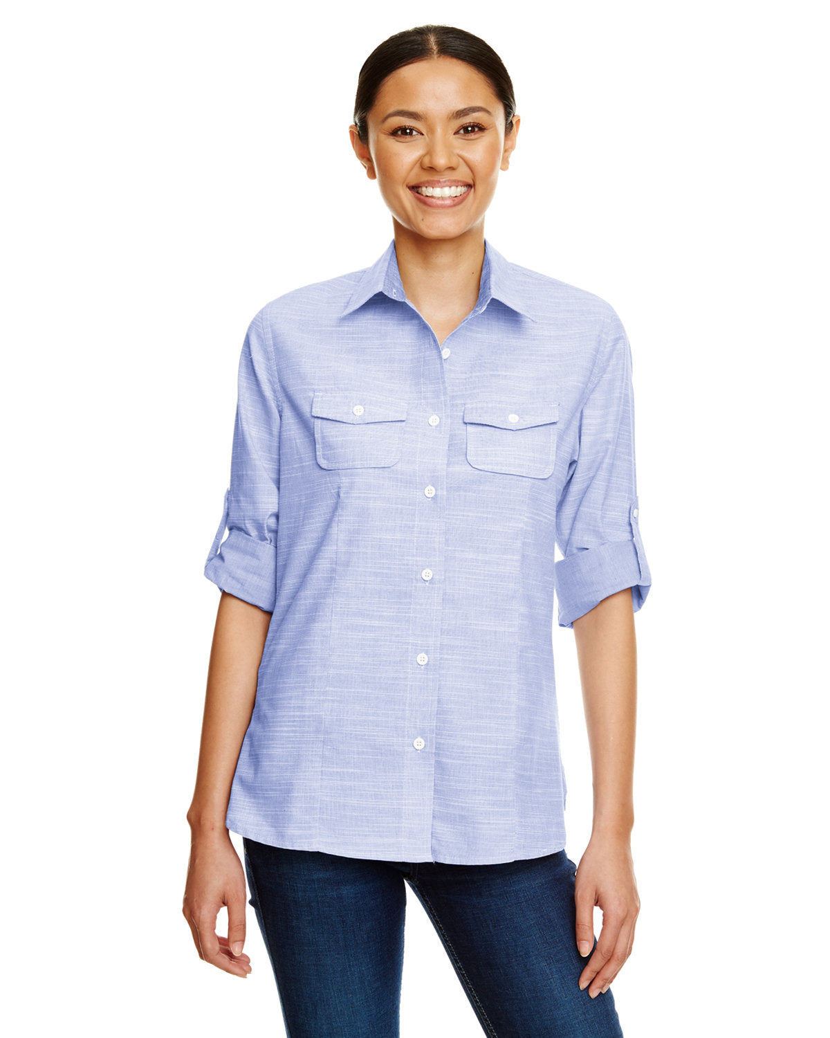 Burnside Ladies Texture Woven Shirt Burnside
