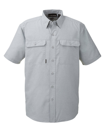 Dri Duck Men's Crossroad Dobby Short-Sleeve Woven Shirt