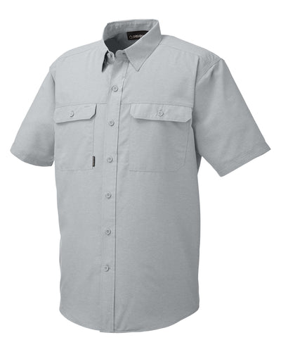 Dri Duck Men's Crossroad Dobby Short-Sleeve Woven Shirt
