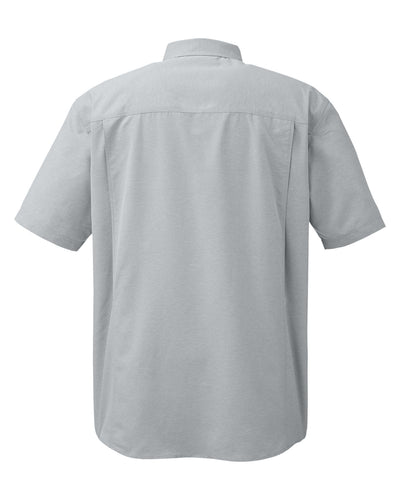 Dri Duck Men's Crossroad Dobby Short-Sleeve Woven Shirt