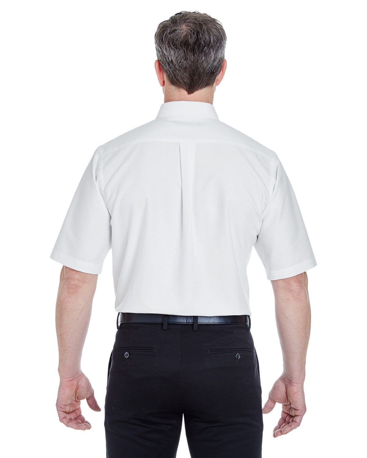UltraClub Men's Tall Classic Wrinkle-Resistant Short-Sleeve Oxford UltraClub